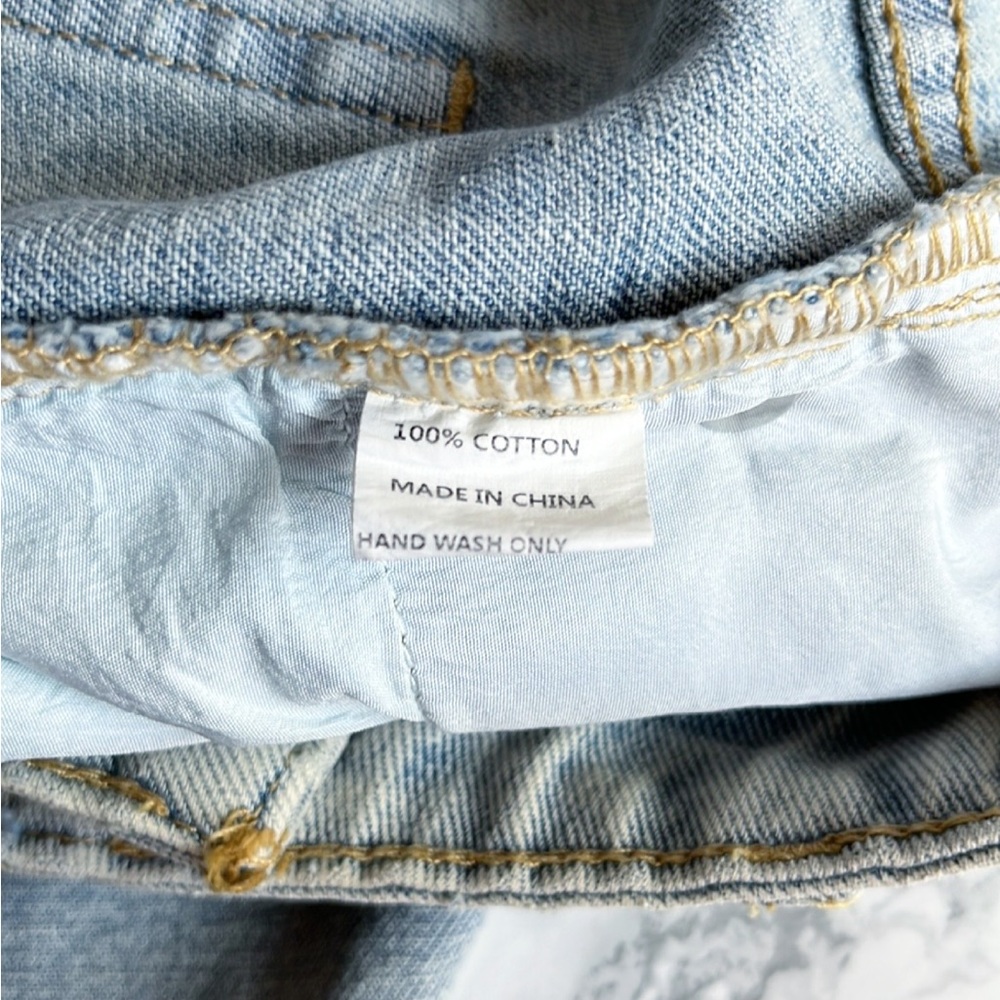 La’ Ros Asymmetrical Denim Skirt - Picture 8 of 11